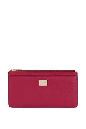 Portafoglio rosso con logo Dolce & Gabbana | BI1265A10018I484